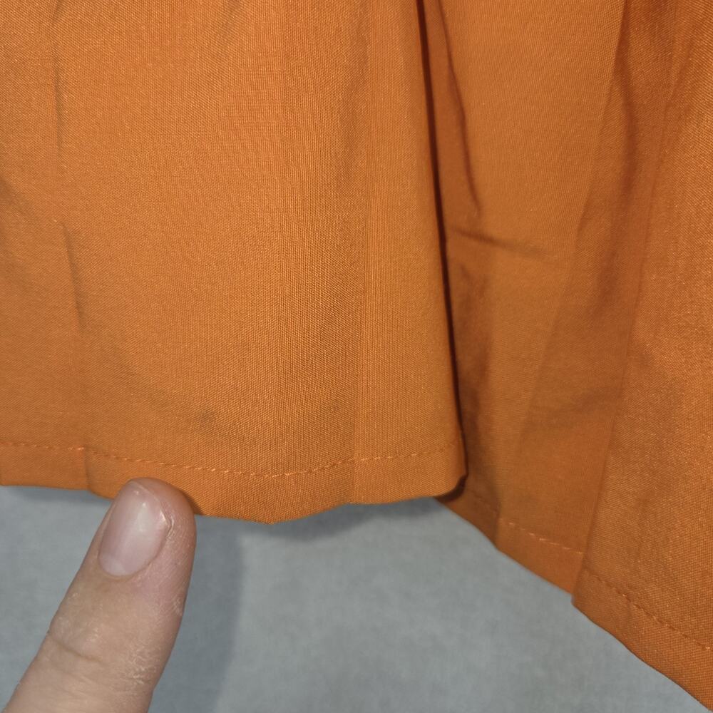 Skirt Size Large Womens Orange Athletic Gym Training Skirts Athleisure Workout - Picture 9 of 11